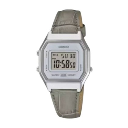 Casio Vintage LA680WEL-8A2 Genuine Leather Strap Women Watch